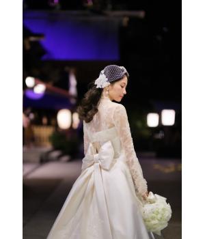 花嫁さまの拘りが詰まった2つのスタイル。<br><br>花嫁さまの上品で可愛らしい雰囲気が際立って、<br>クラシカルで素敵に着ていただきました!<br><br>素敵な出会いに感謝です。<br>